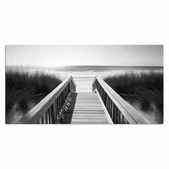 Schreibtischunterlage - Steg - Holz - Strand - Meer