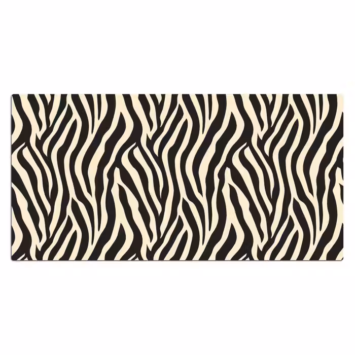Schreibtischunterlage - Zebra - Druck - Klassisch - Schwarz
