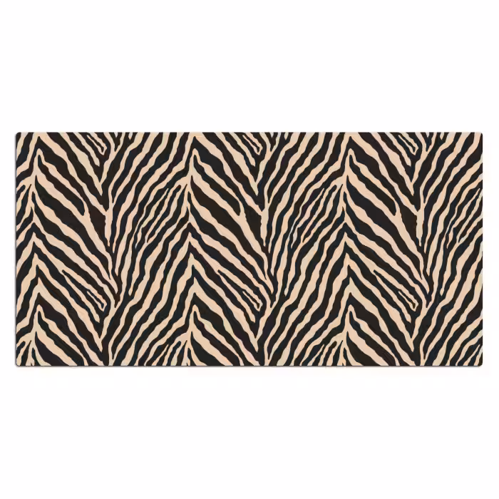 Schreibtischunterlage - Zebra - Klassisch - Schwarz