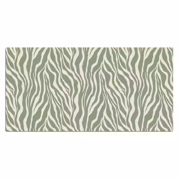 Schreibtischunterlage - Zebra - Motiv - Grün
