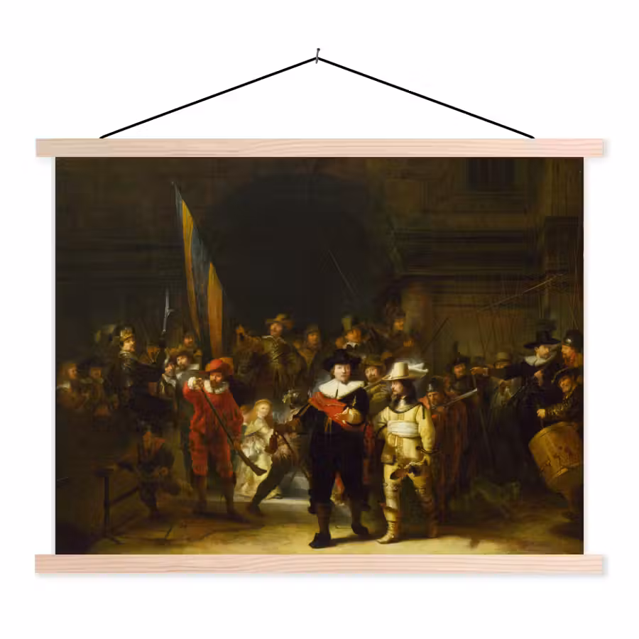 Stoffbild - Die Nachtwache - Rembrandt van Rijn