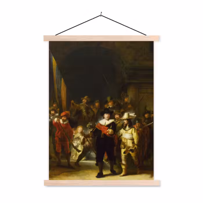 Stoffbild - Die Nachtwache - Rembrandt van Rijn