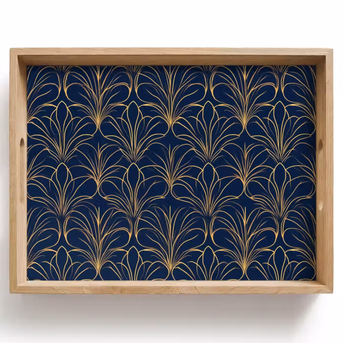Tablett - Deco - Ventilator - Blau