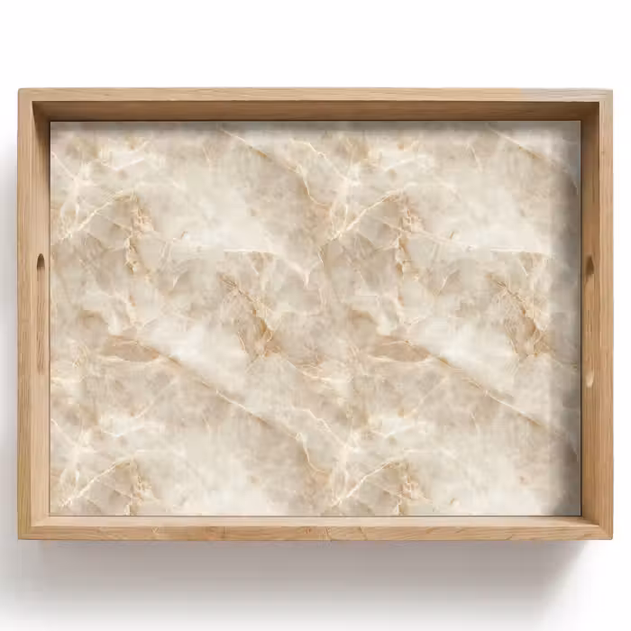 Tablett - Hellbeige - Onyx - Dezent