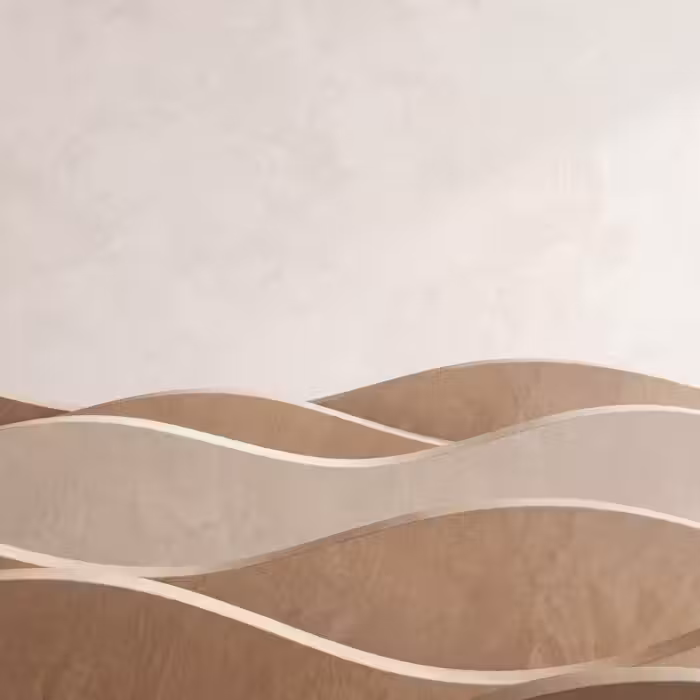 Tapete - Abstrakt - Wellen - Modern - Beige