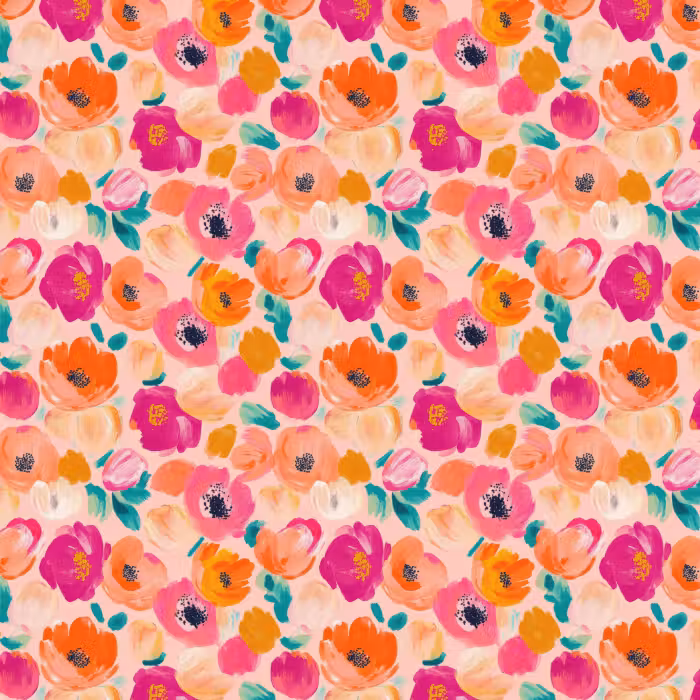 Tapete - Blüten - Fröhlich - Farbenfroh