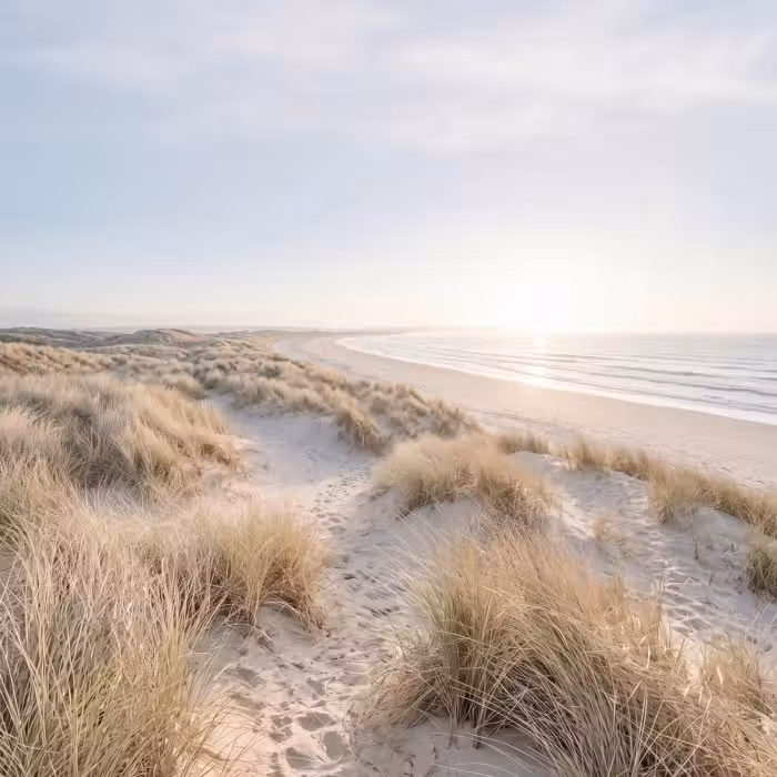 Tapete - Dünen - Strand - Beige