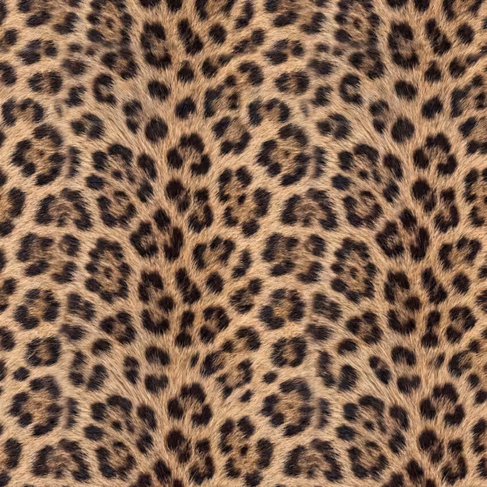 Tapete - Leopard - Mantel - Klassisch - Braun