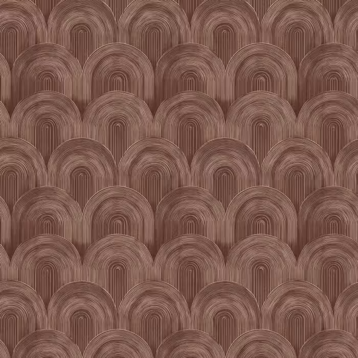 Tapete - Rhythmic - Aufschlag - Braun