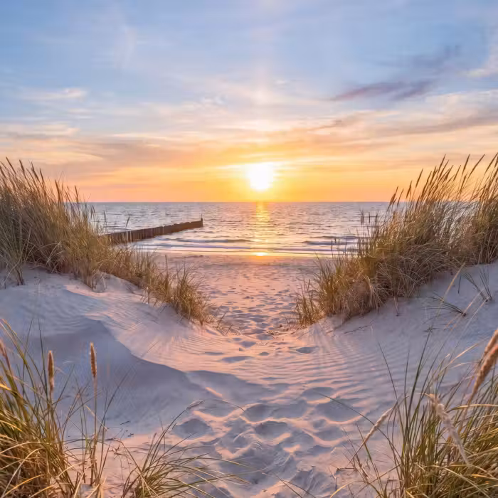 Tapete - Strand - Sonnenuntergang - Natur - Landschaft