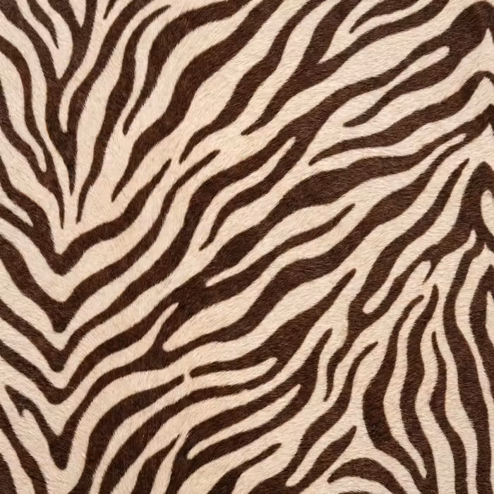 Tapete - Zebra - Streifen - Braun