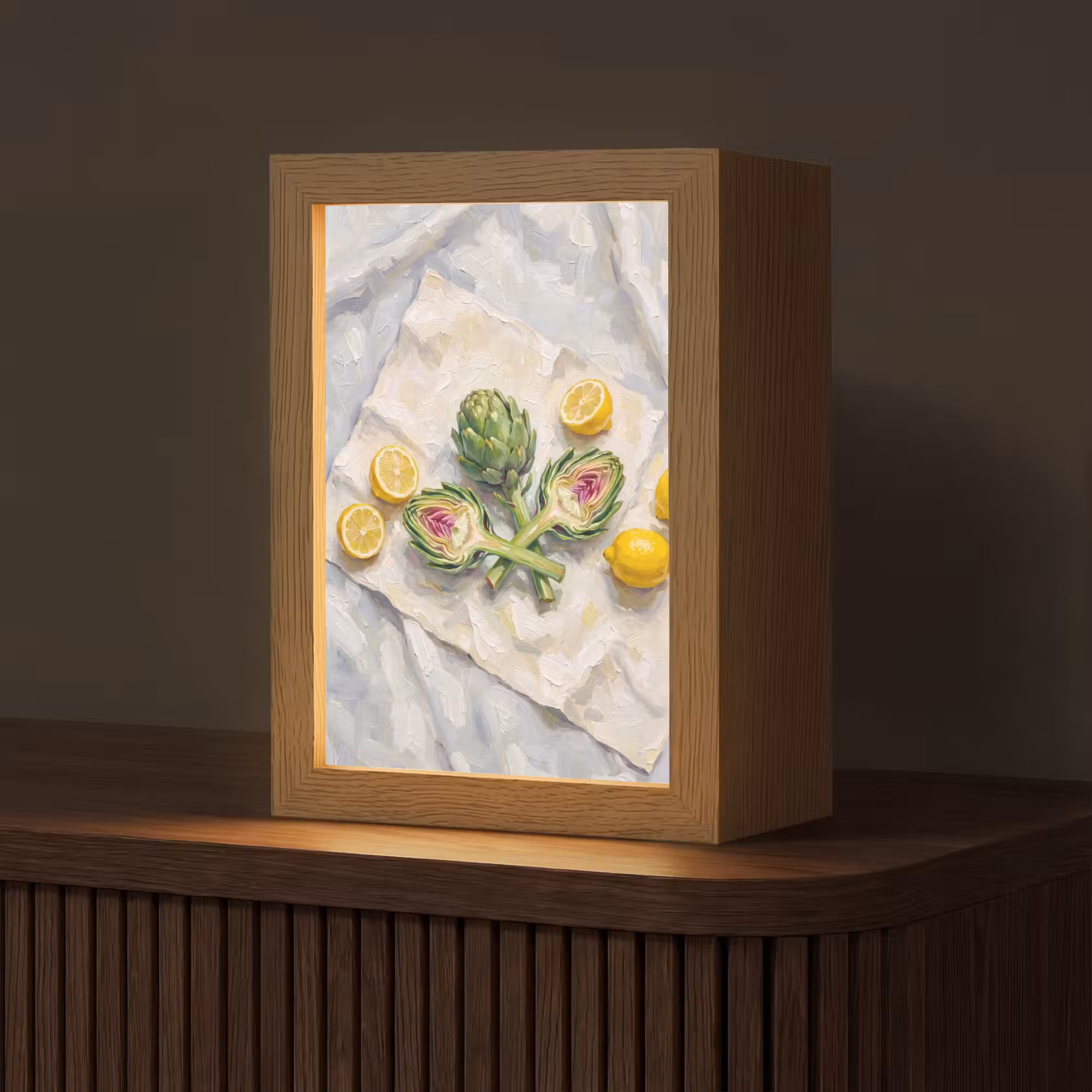 Tischlampe - Artischocke – Zitrone – Essen