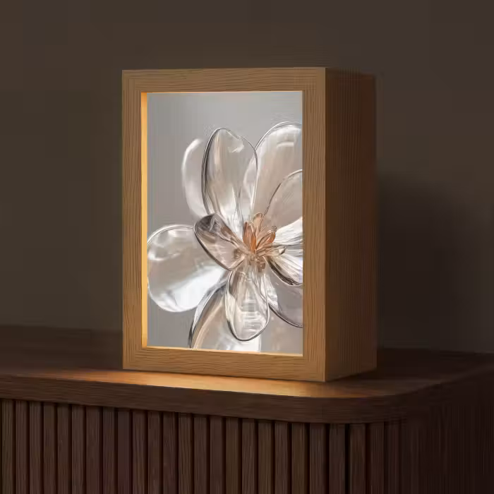 Tischlampe - Blume - Gläser - Transluzent