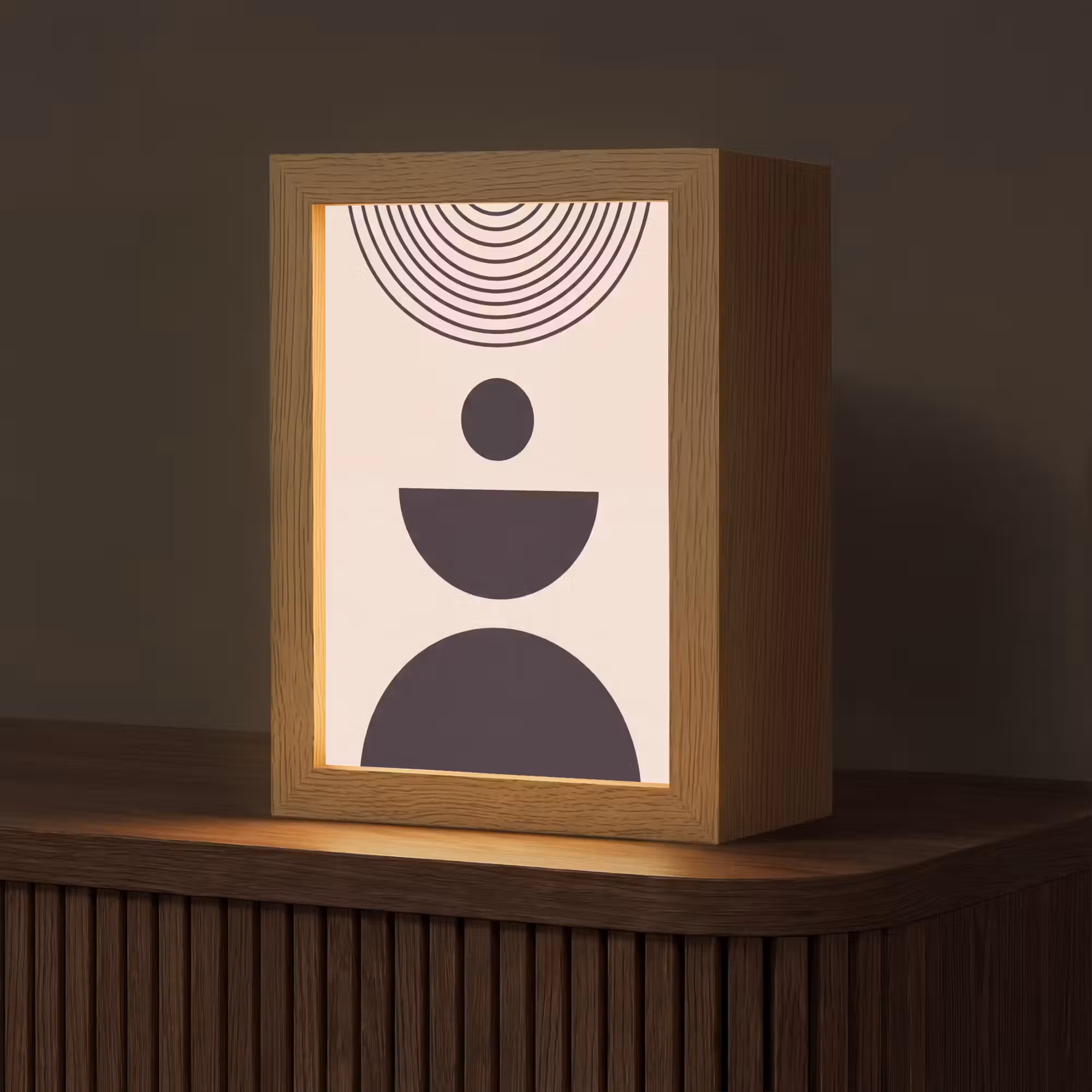 Tischlampe - Geometrisches Gleichgewicht – Kunst