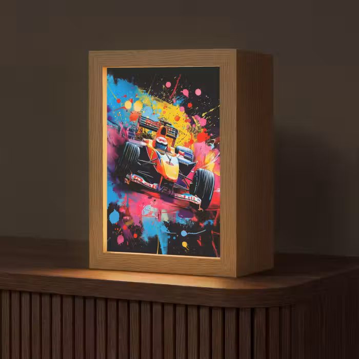Tischlampe - Graffiti - Sport - Auto - Formel 1 - Motorsport