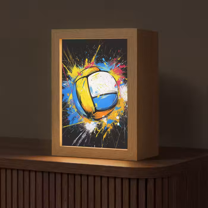 Tischlampe - Graffiti - Sport - Volleyball - Ball