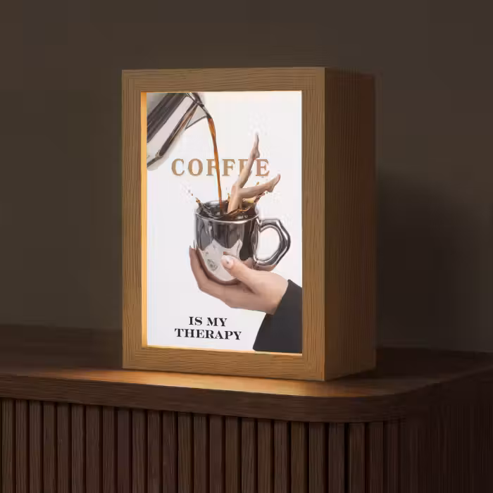Tischlampe - Kaffee - Becher - Kanne - Therapie