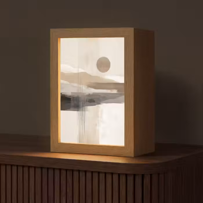 Tischlampe - Minimalistisch - Landschaft - Dimension