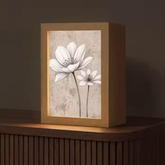 Tischlampe - Modern - Design - Weiß
