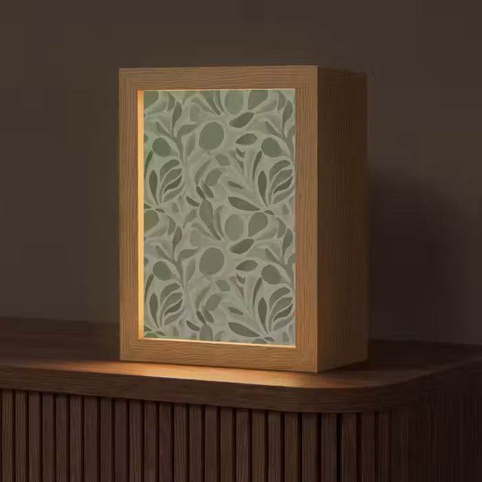 Tischlampe - Serene - Blätter - Grün