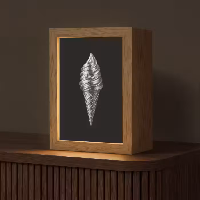 Tischlampe - Softeis - Realistisch - Futuristisch