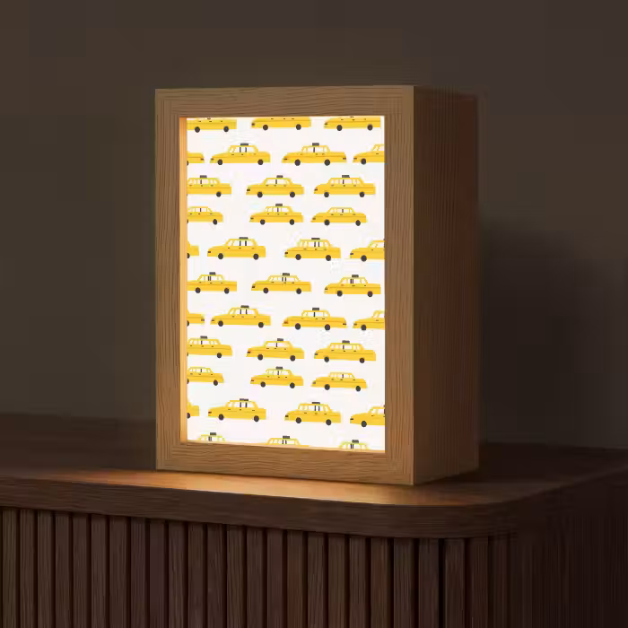 Tischlampe - Taxi - Ikonisch - Gelb