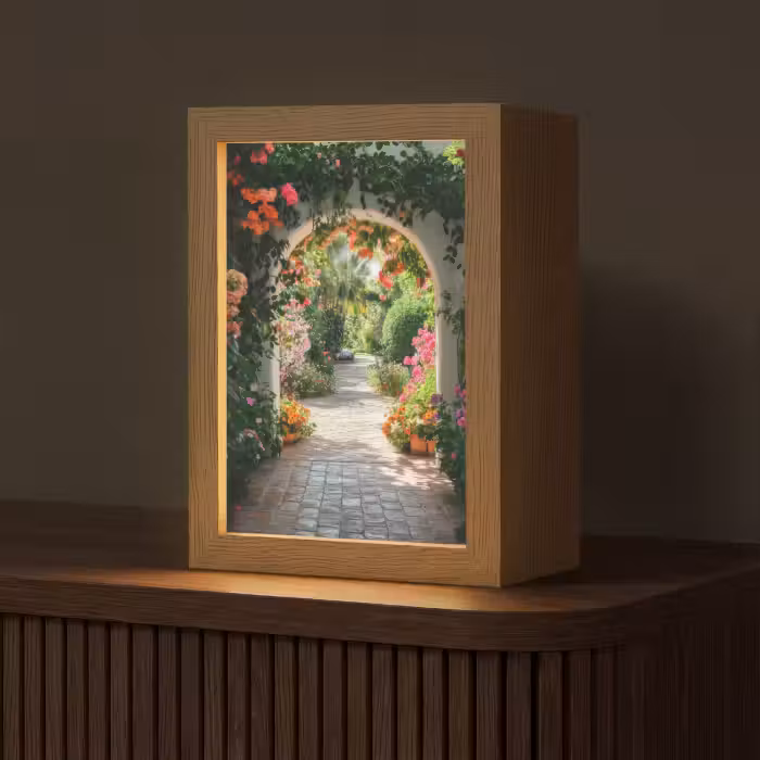 Tischlampe - vista - Blumen - Natur - Blumengarten
