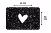 Design - Liefde - Hartje Placemat vinyl groot -specs