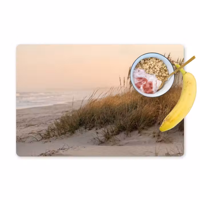 Tischset - 6 Stück - Dünenlandschaft - Sonnenuntergang - Strand