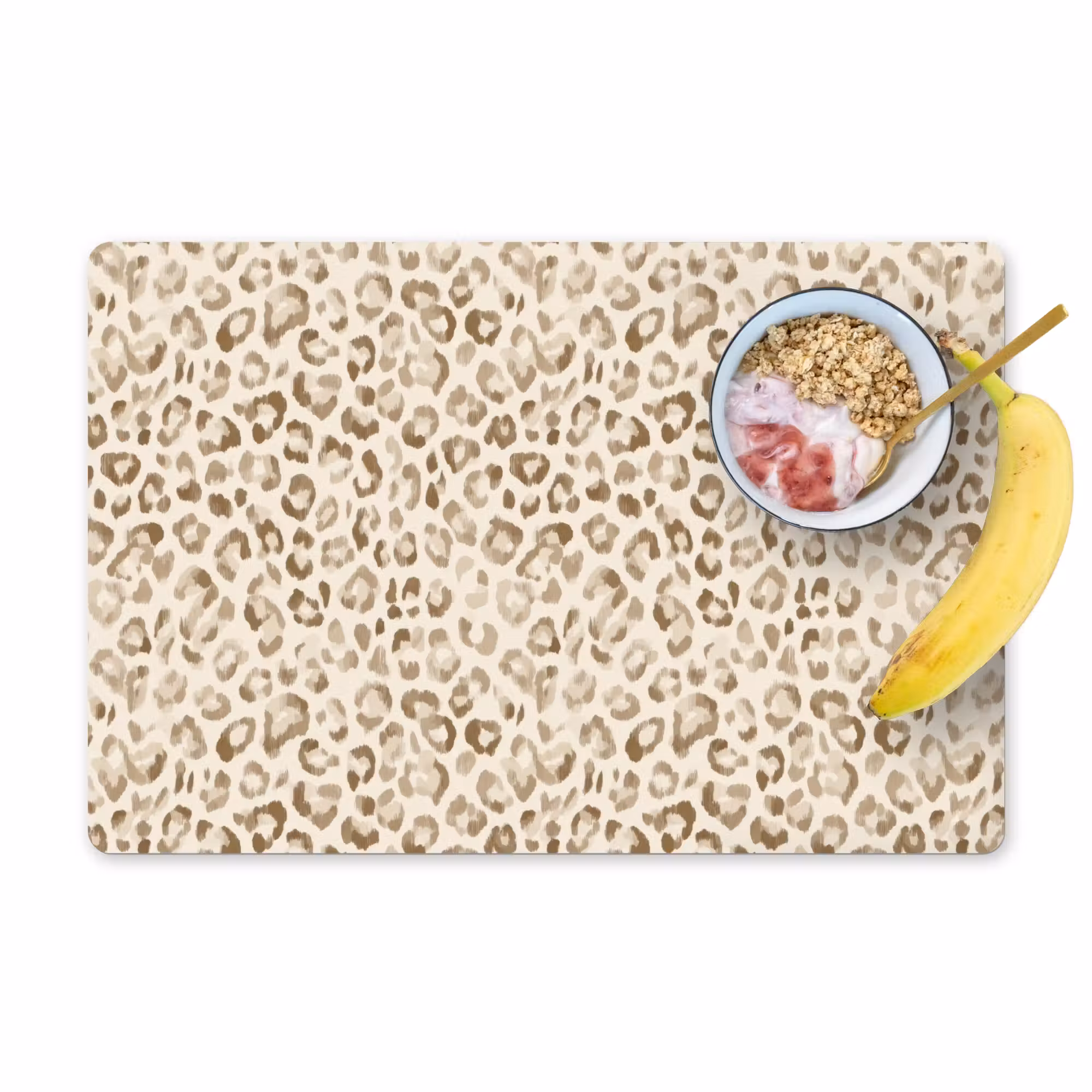 Tischset - 6 Stück - Leopard - Klassisch - Beige