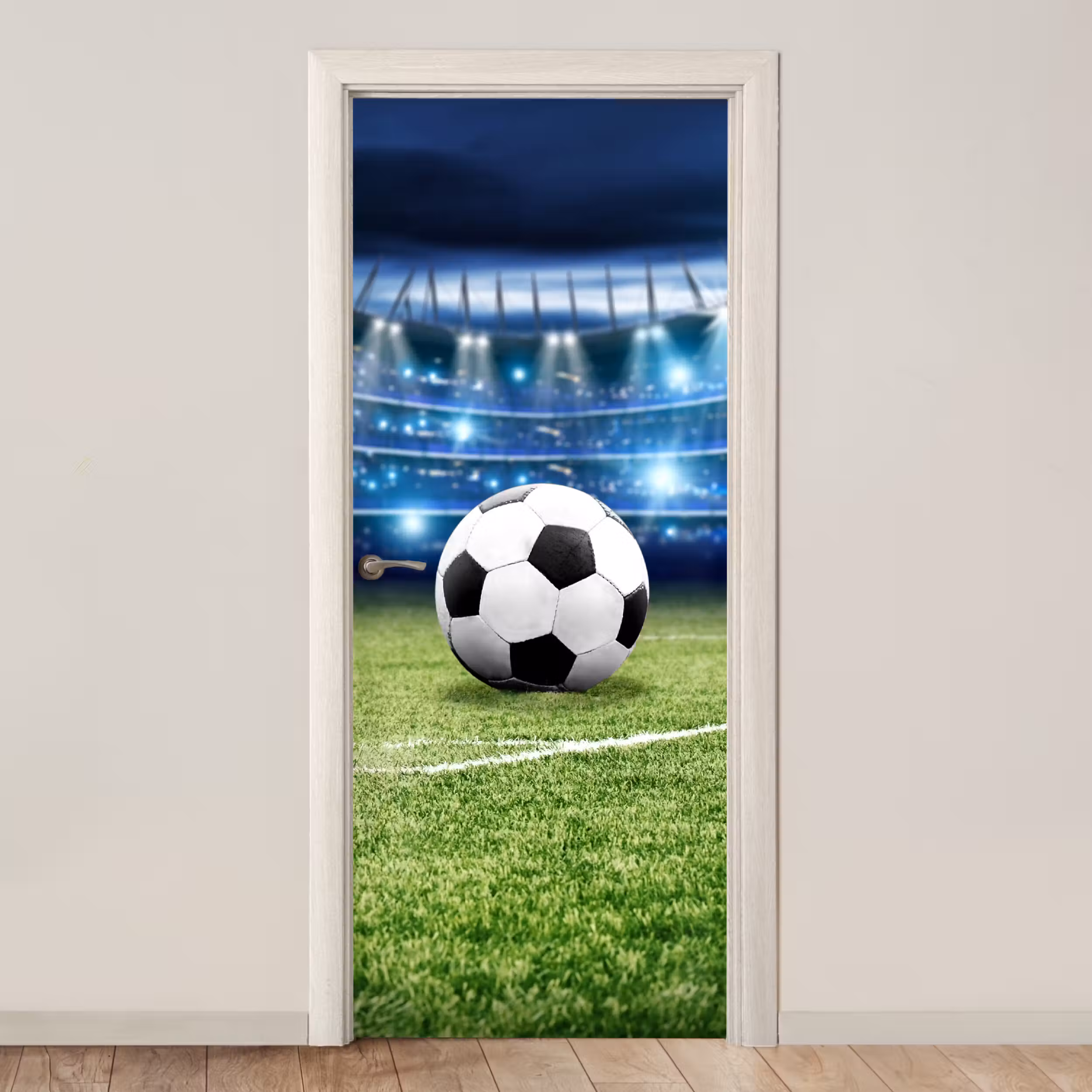 Türtapete - Fußball - Stadion - Ball - Jungen