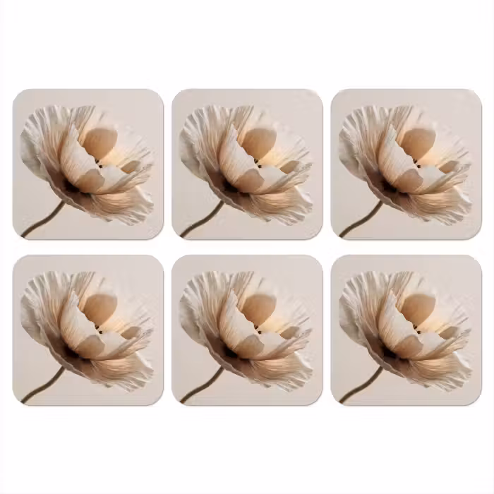 Untersetzer​ - Blume - Beige - Creme