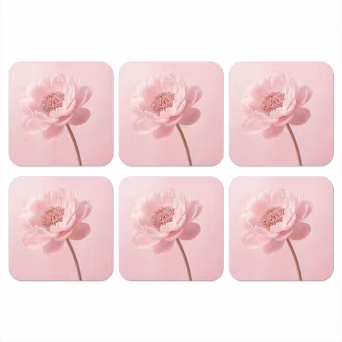 Untersetzer​ - Blume - Pfingstrose - Rosa