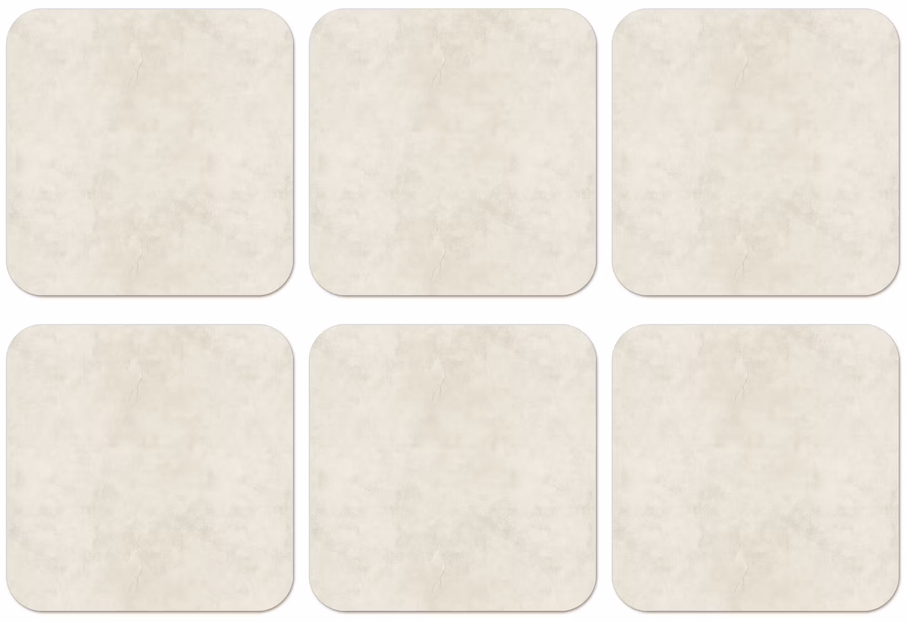 Untersetzer - Creme - Glatt - Beton