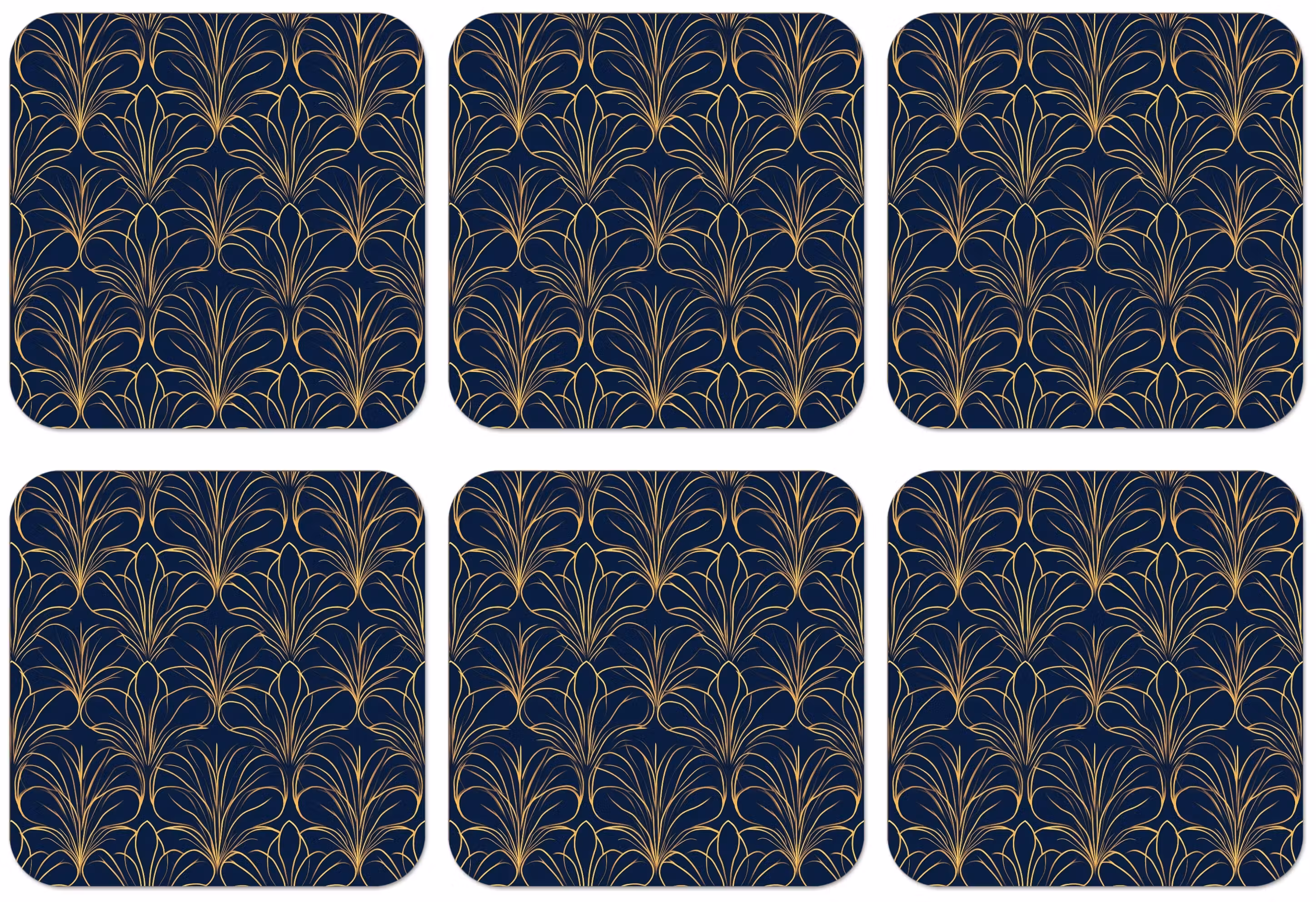 Untersetzer​ - Deco - Ventilator - Blau