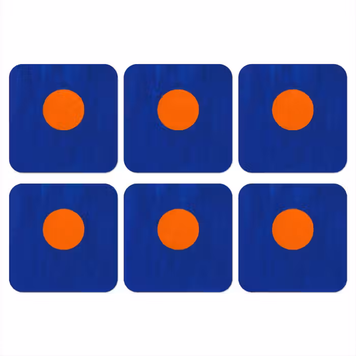 Untersetzer​ - Form - Rund - Minimalistisch - Blau