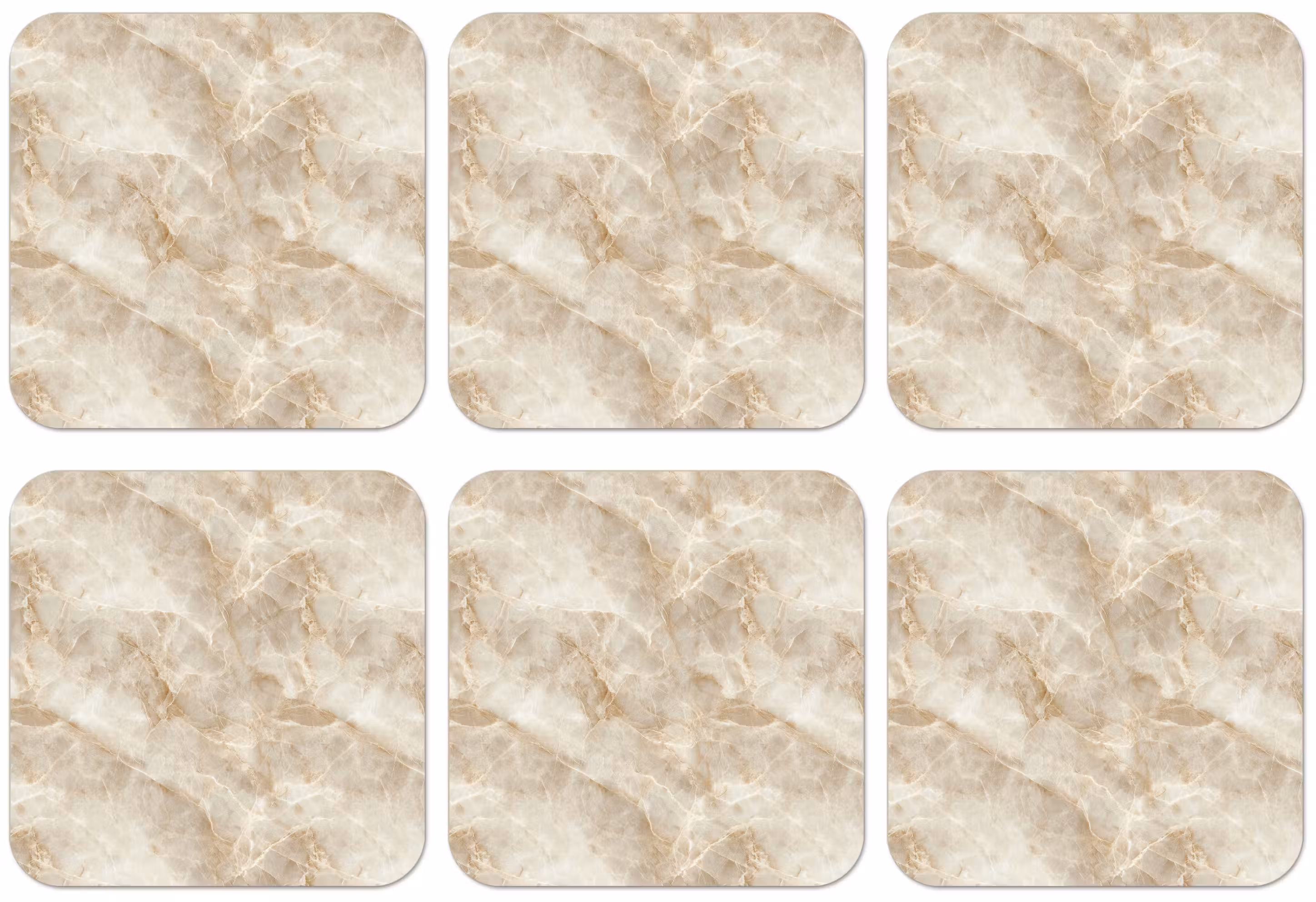 Untersetzer - Hellbeige - Onyx - Dezent