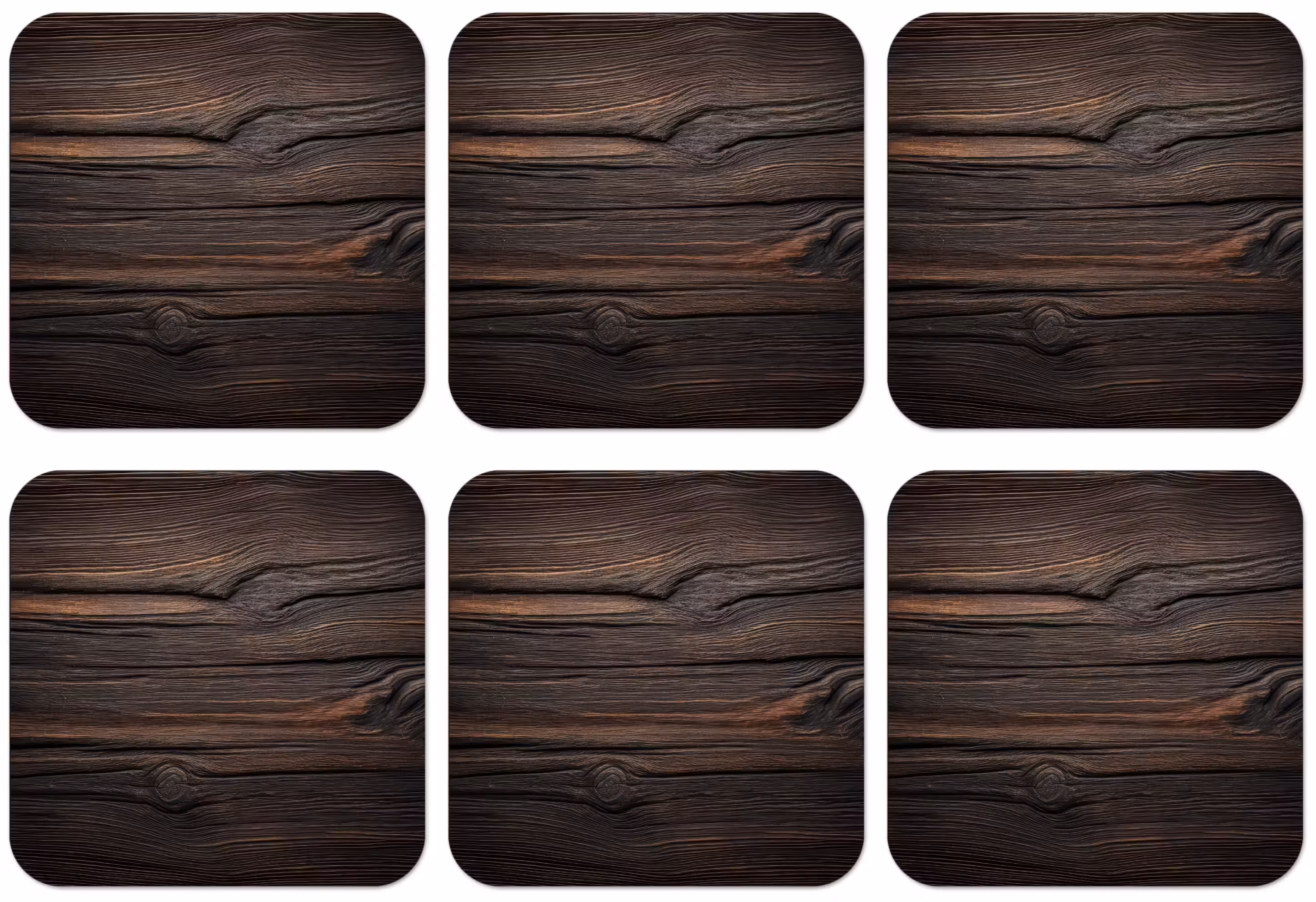 Untersetzer - Holz - Launische Maserung