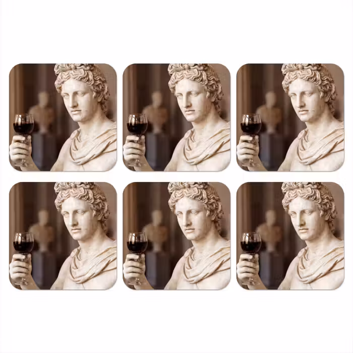 Untersetzer​ - Klassisch - Marmor - Wein