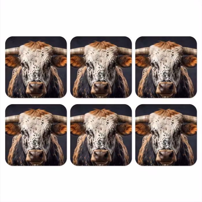 Untersetzer​ - Taurus - Farbenfroh - Hörner