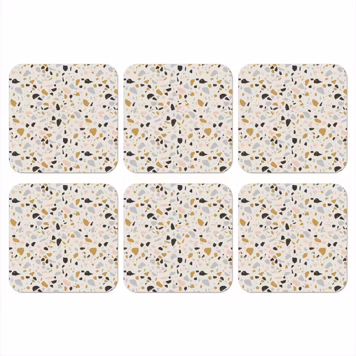 Untersetzer​ - Terrazzo - Muster - Neutral - Weich - Multi