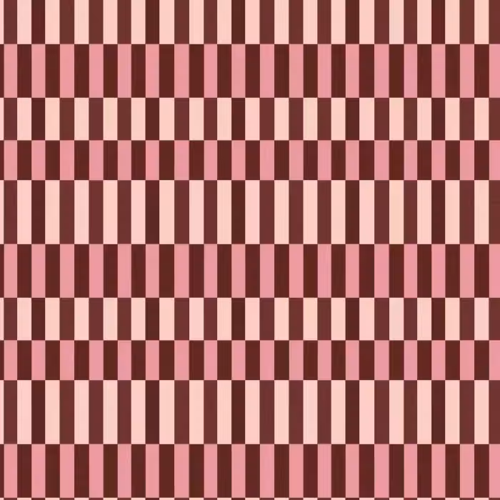 Tapete - Rosa - Rot - Würfel