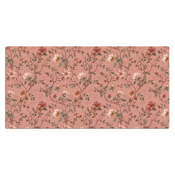 Schreibtischunterlage - Botanisch - Blumen - Rosa