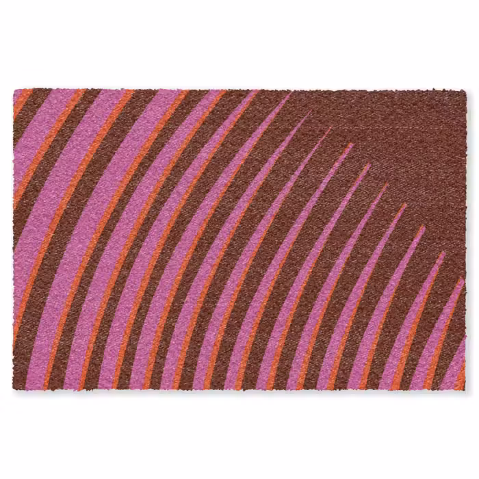 Fußmatte - Linien - Rot - Bewegung