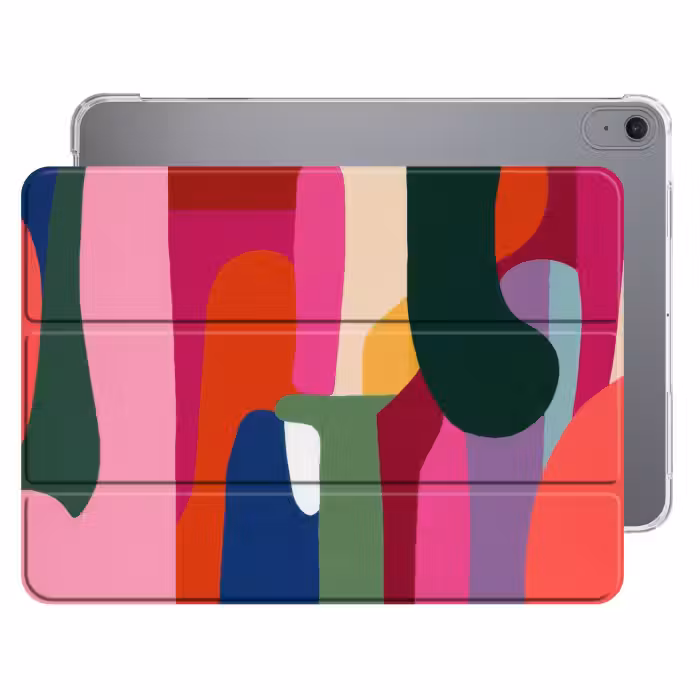 iPad-Hülle - Farbkästen - Gerade - Rund - Abstrakt