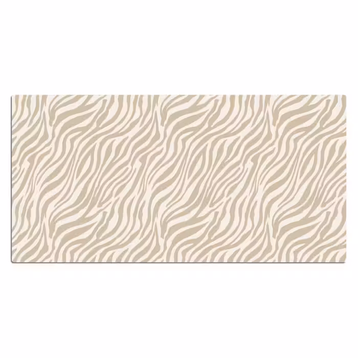 Schreibtischunterlage - Zebra - Muster - Beige
