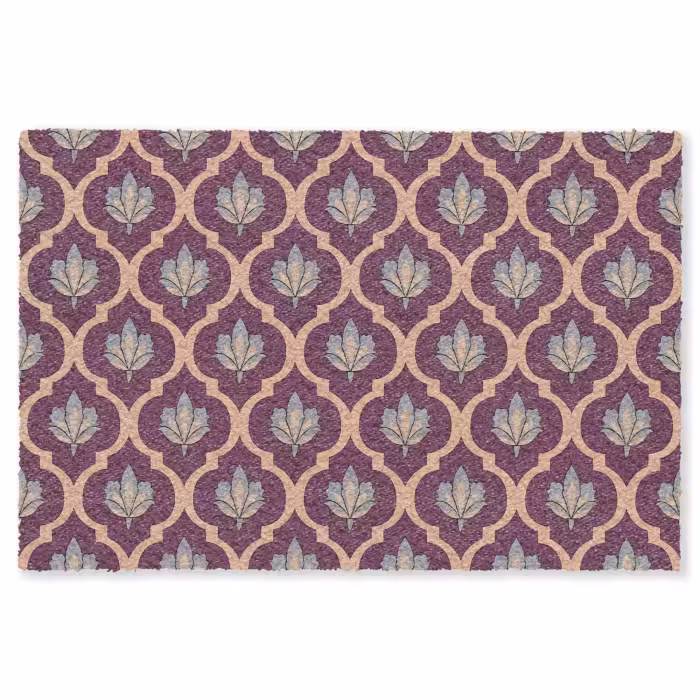 Fußmatte - Muster - Lila - Blume