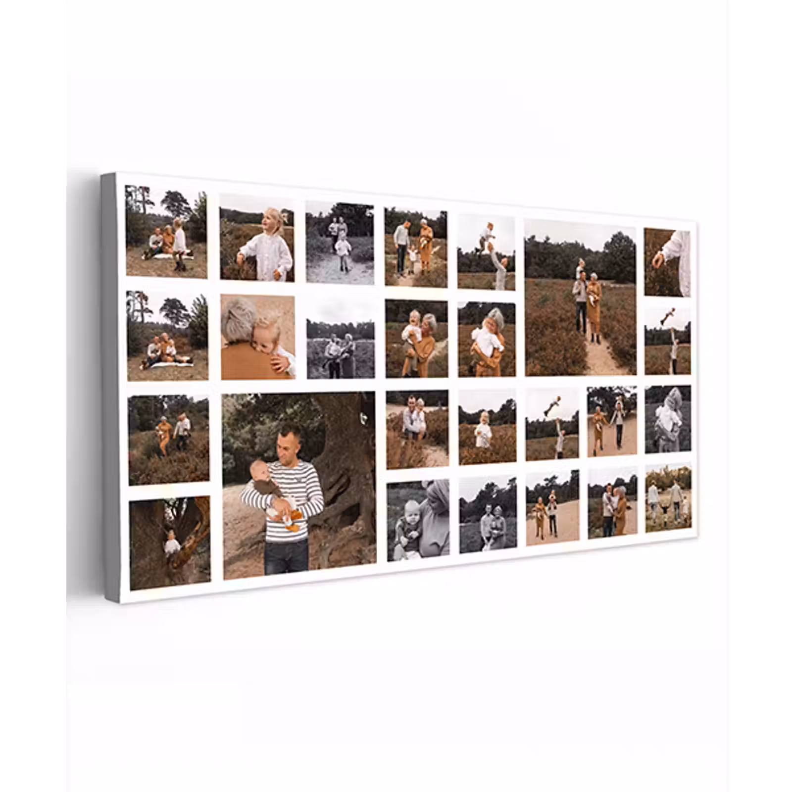 Leinwandcollage – 26 Fotos – Querformat — 1