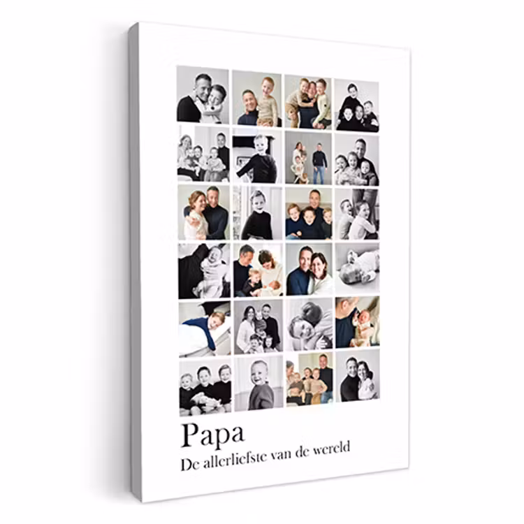 Leinwand - Collage Papa — 1