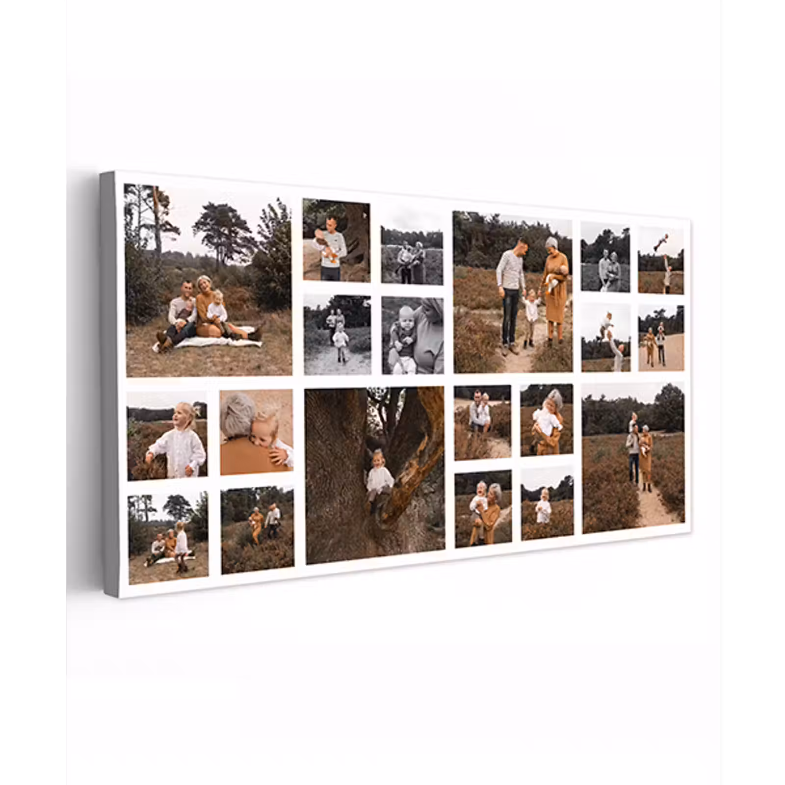 Leinwandcollage – 20 Fotos – Querformat — 1